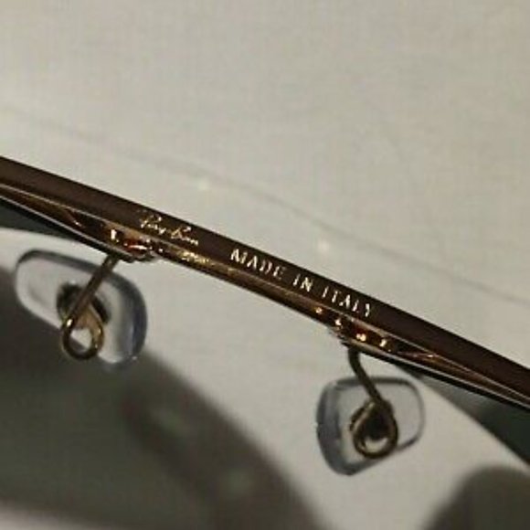 Ray Ban Aviator Sunglasses Green Lens main image 8